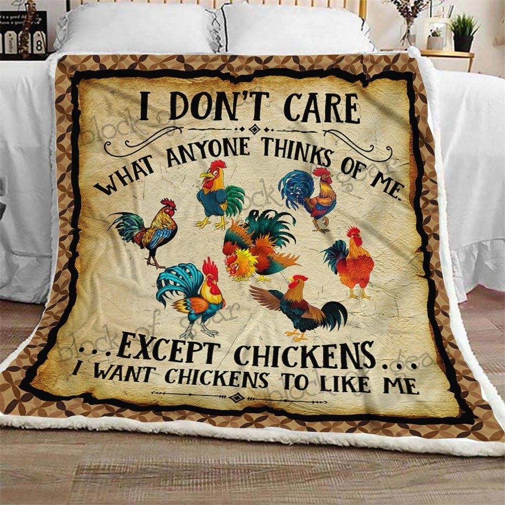 Chickens Sherpa Fleece Blanket