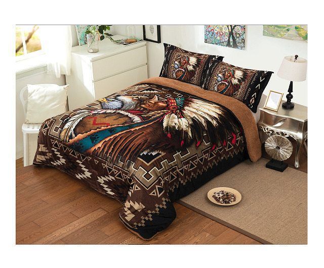 Chief Native American Bedding Set