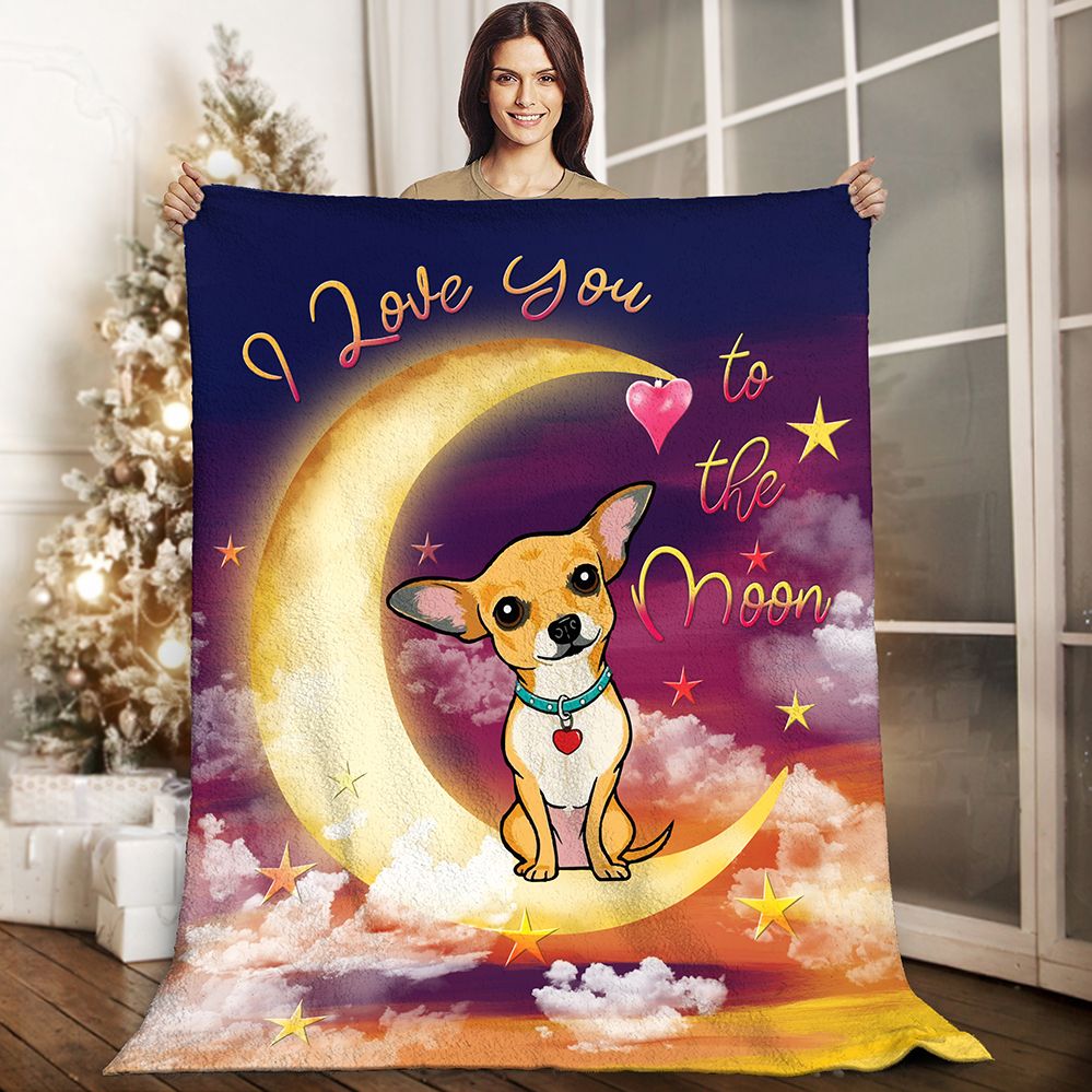 Chihuahua Sherpa Fleece Blanket