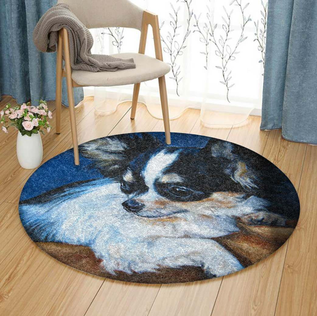 Chihuahua Round Carpet