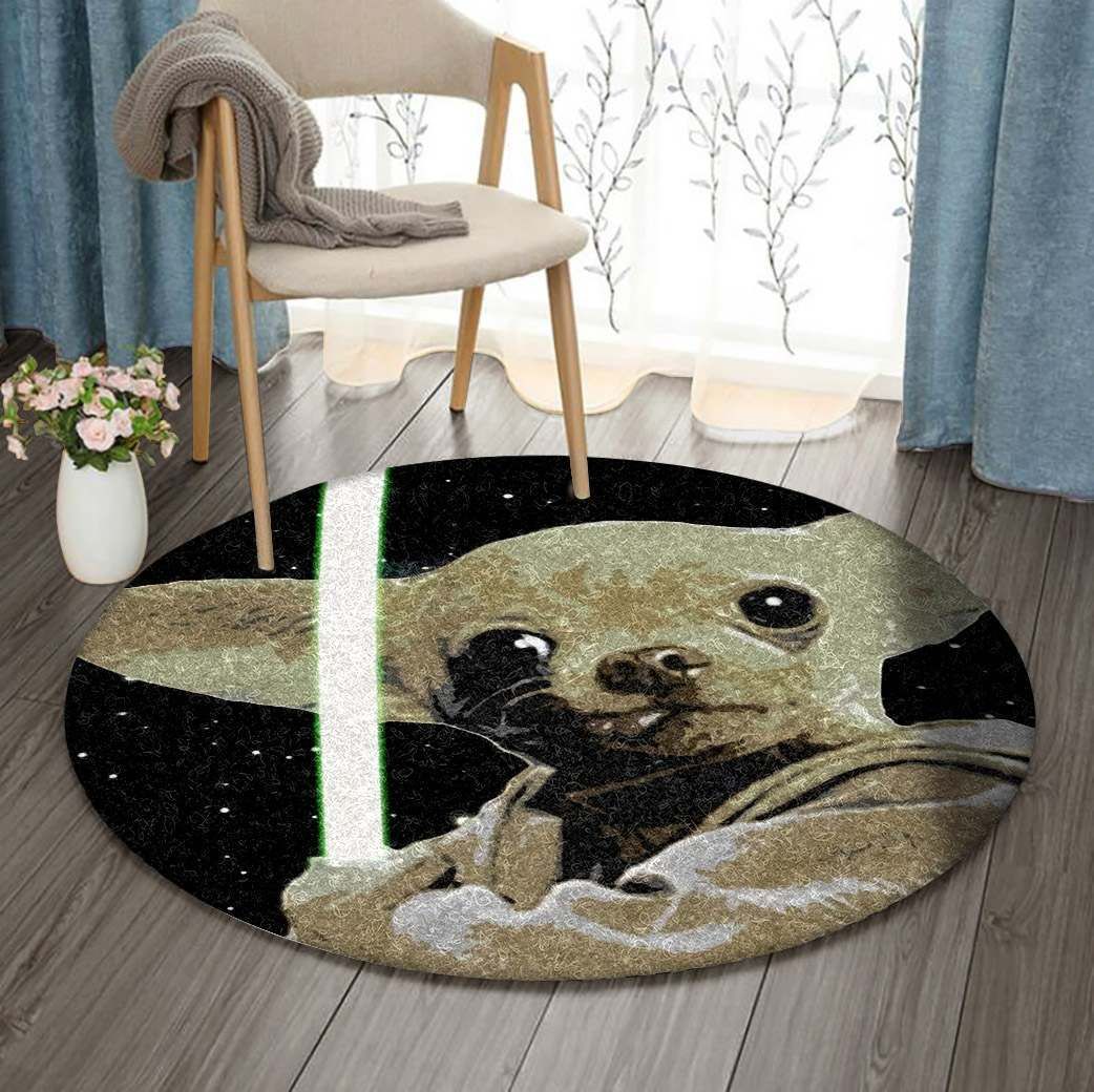 Chihuahua Round Carpet