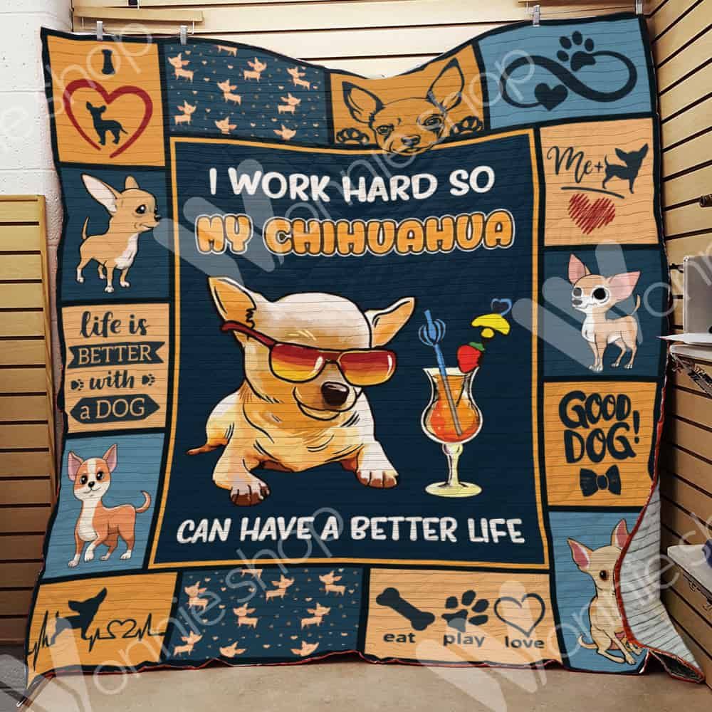Chihuahua Dog Blanket LNT0912035 Quilt Blanket