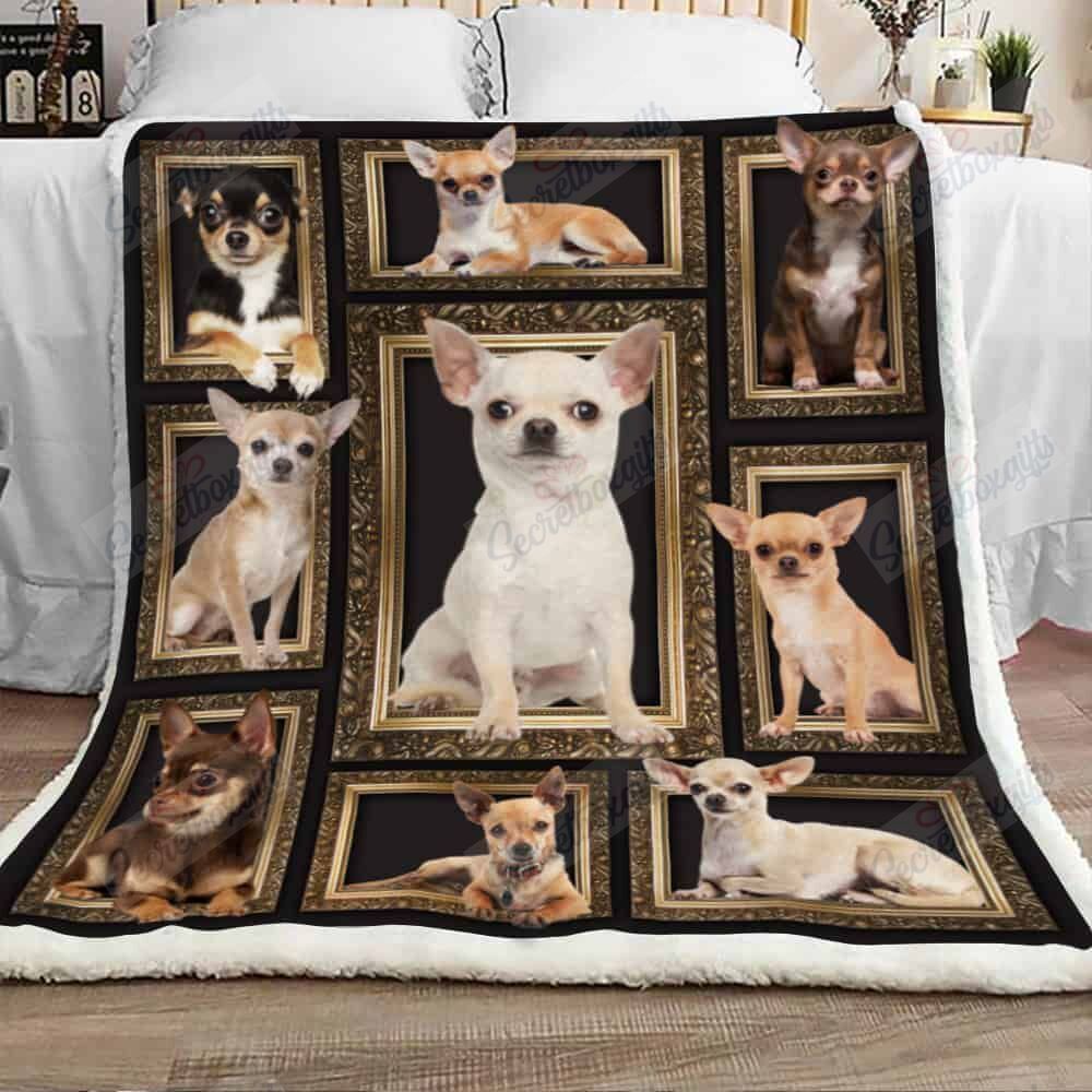 Chihuahua Dog Fleece Blanket