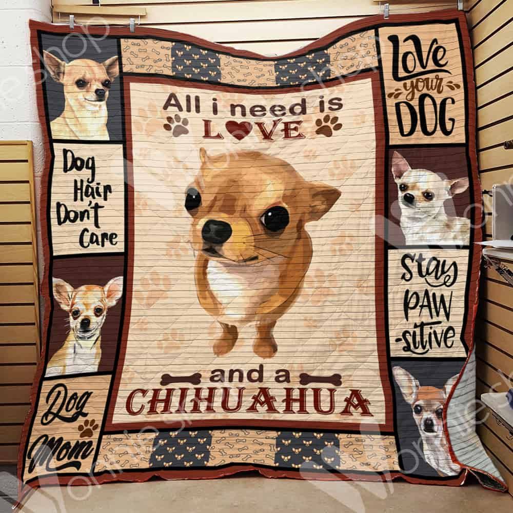 Chihuahua Dog Quilt Blanket DHC0102636TD