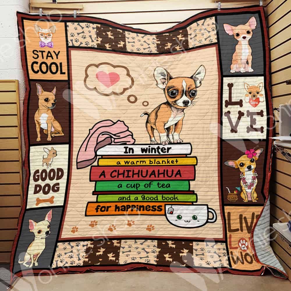 Chihuahua Dog Quilt Blanket DHC0102639TD