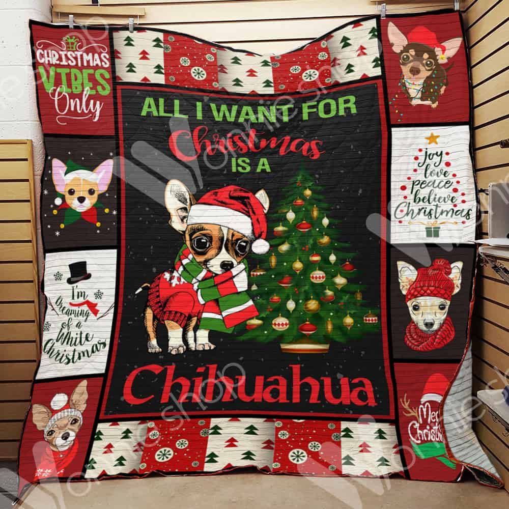 Chihuahua Dog Quilt Blanket DHC0102687TD