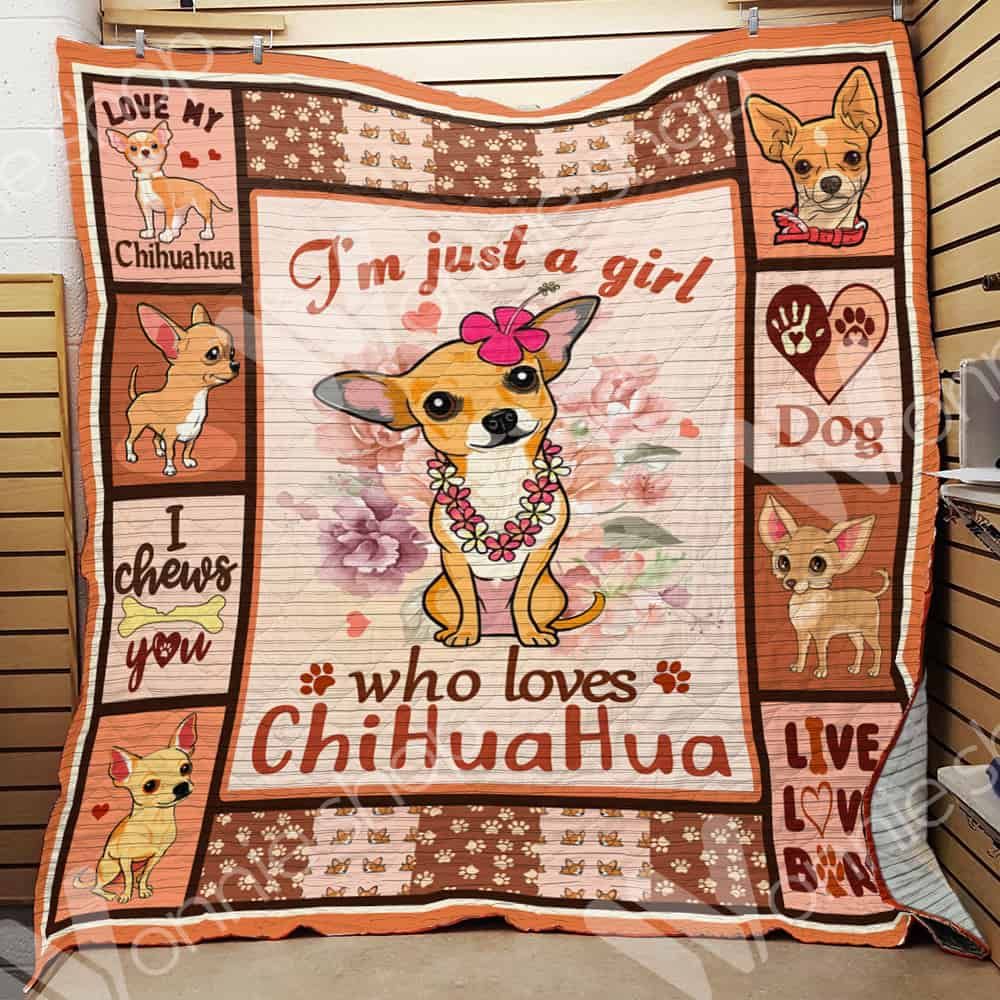 Chihuahua Dog Quilt Blanket DHC0102699TD