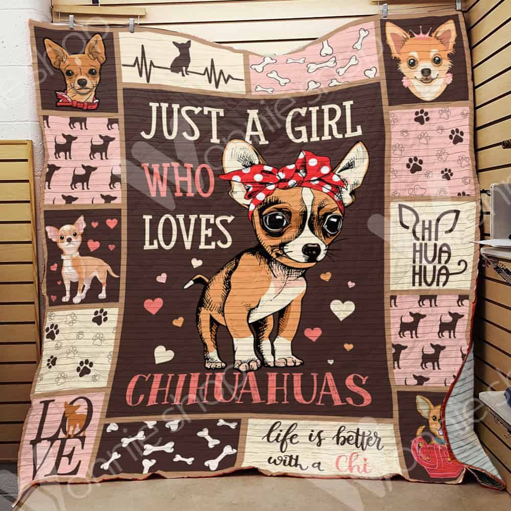 Chihuahua Dog Quilt Blanket DHC0102749TD