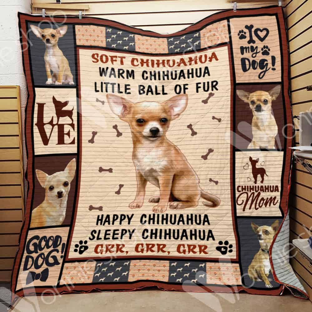 Chihuahua Dog Quilt Blanket DHC0102798TD