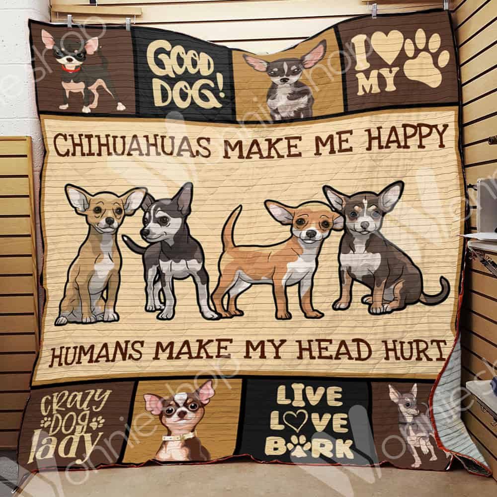 Chihuahua Dog Quilt Blanket DHC05021243TD