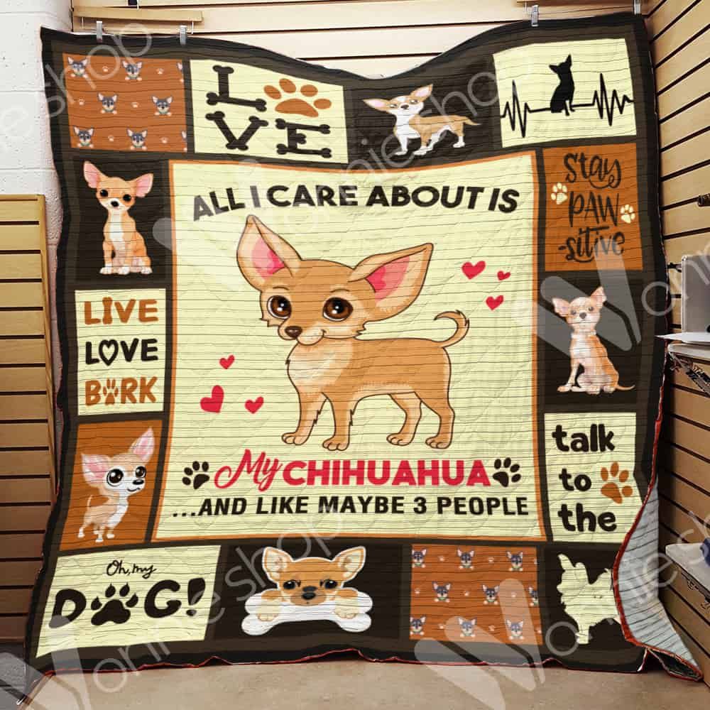 Chihuahua Dog Quilt Blanket DHC0602565TD