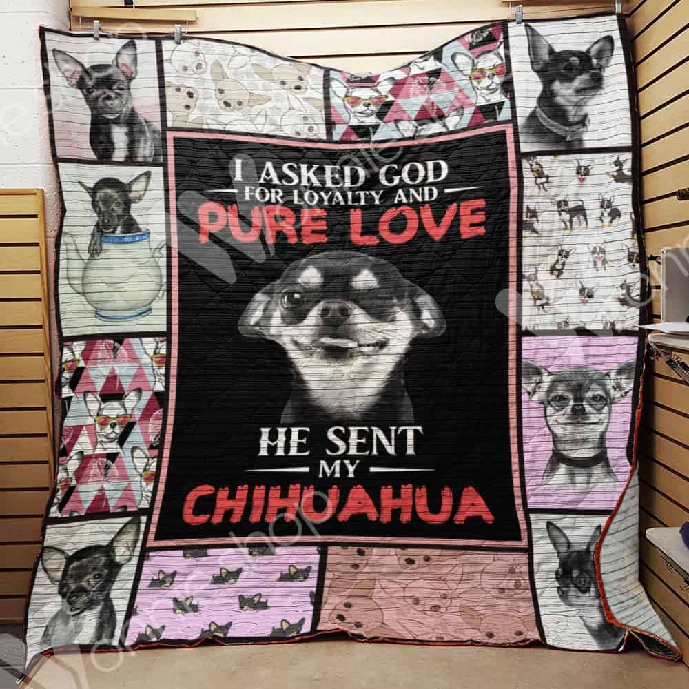 Chihuahua Dog Quilt Blanket DHC1002554TD