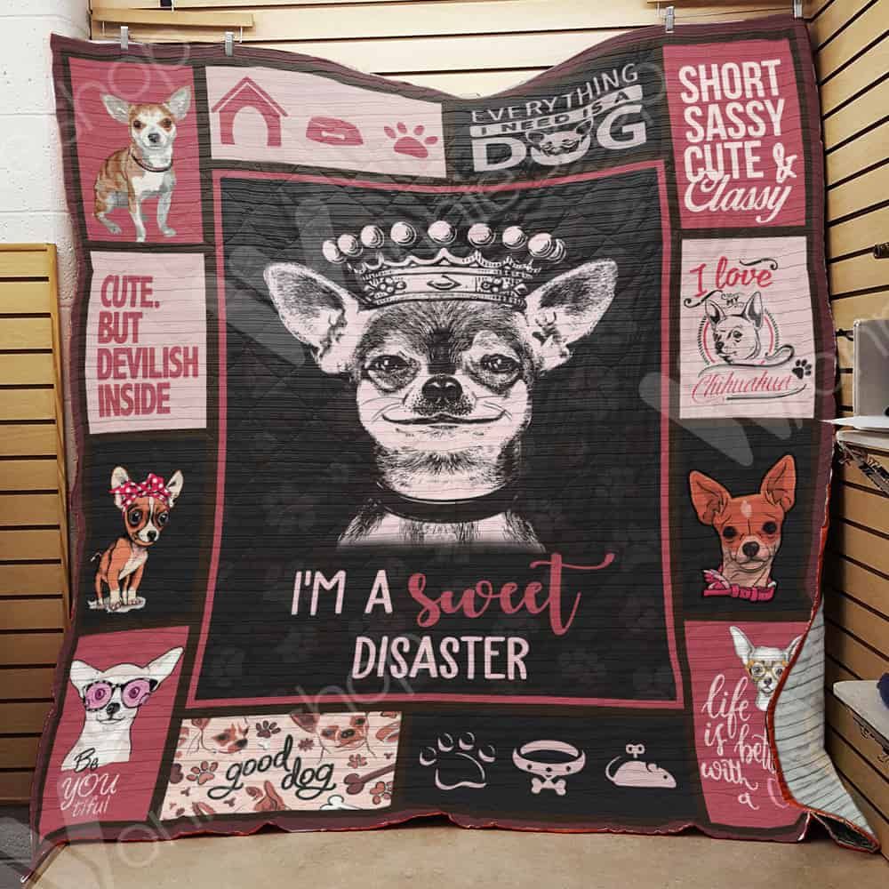 Chihuahua Dog Quilt Blanket DHC1002574TD