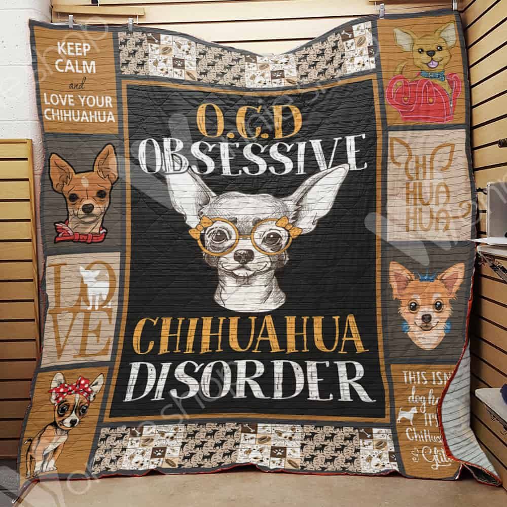 Chihuahua Dog Quilt Blanket DHC1002583TD