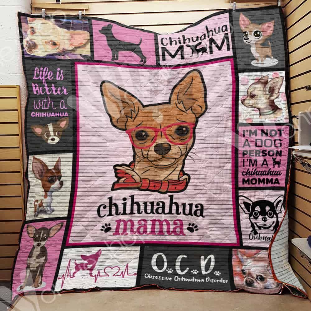 Chihuahua Dog Quilt Blanket DHC1002588TD