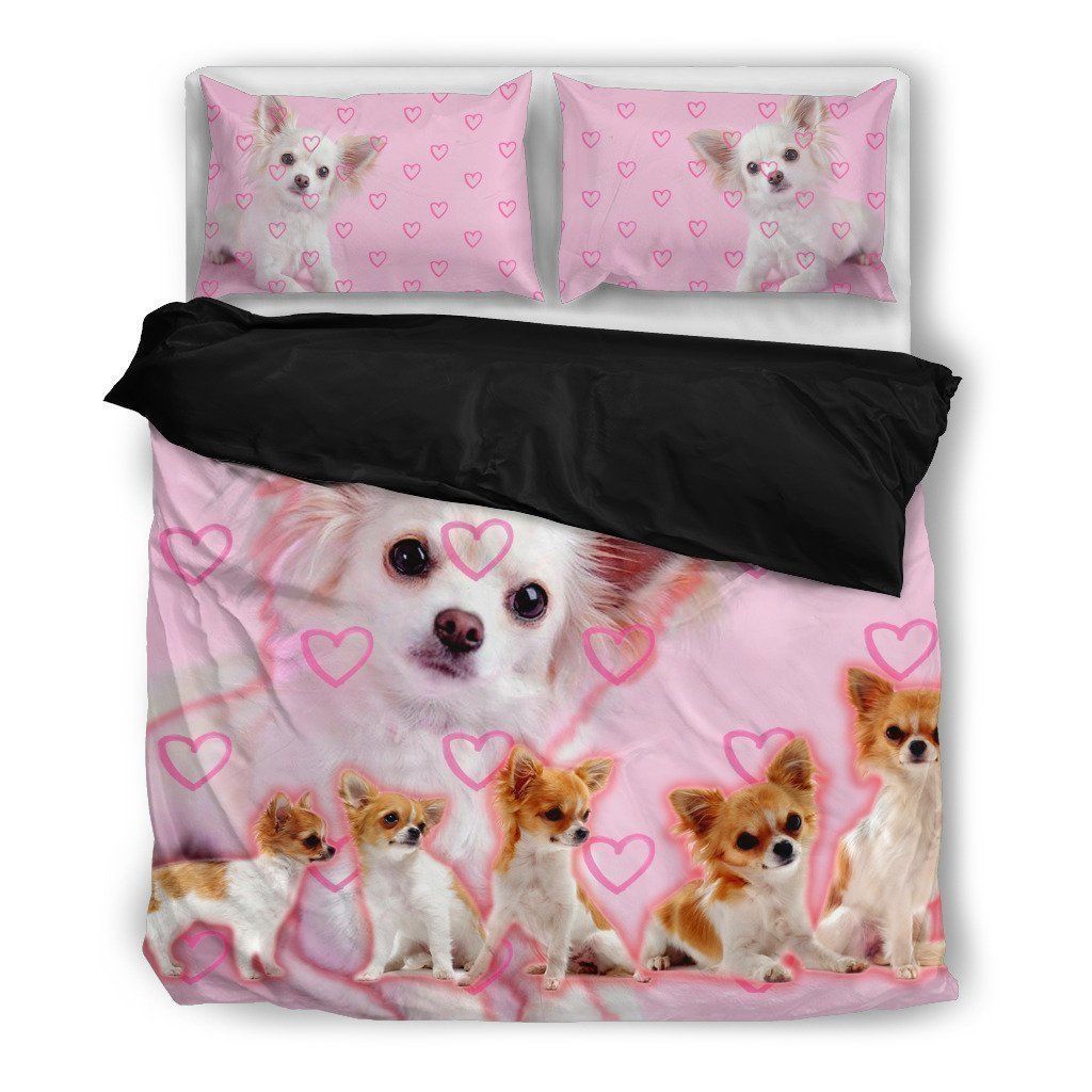 Chihuahua Pink Bedding Set