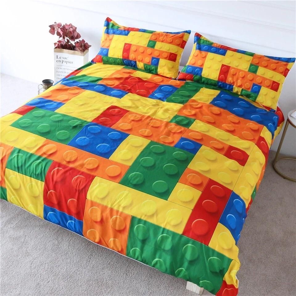 Childrens Blocks Bedding Set
