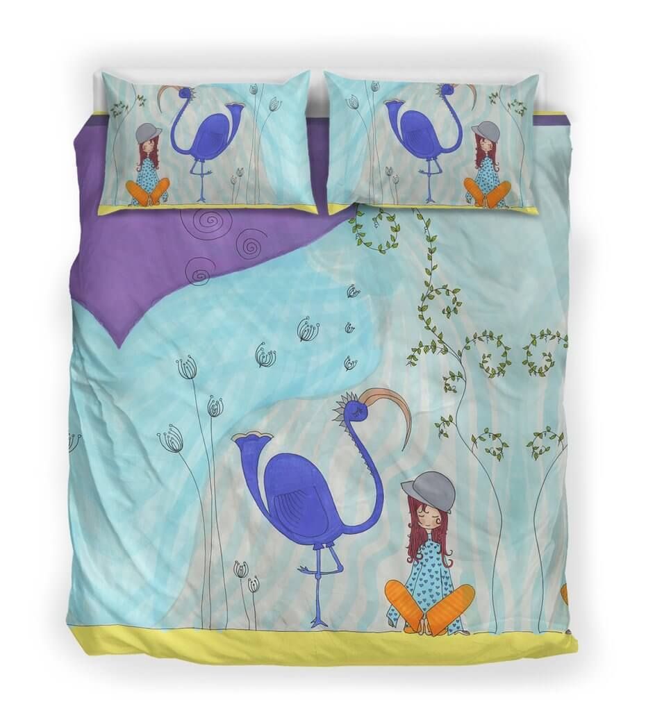 Chill Out Little Girl Bedding Set