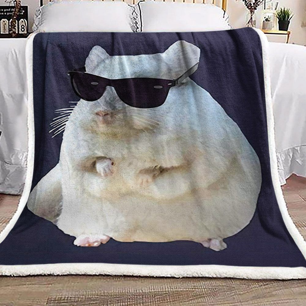 Chinchilla Sherpa Fleece Blanket