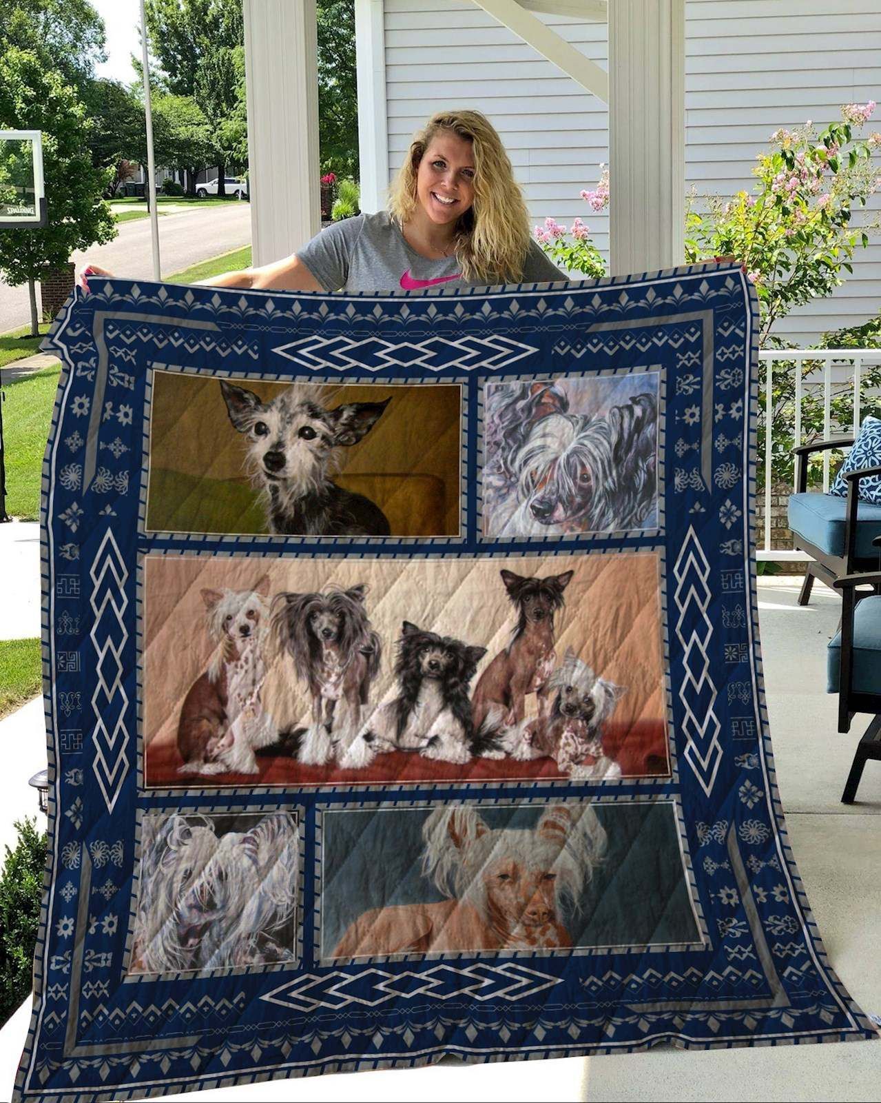 Chinese Crested Dog Quilt Blanket DHC2911255VT