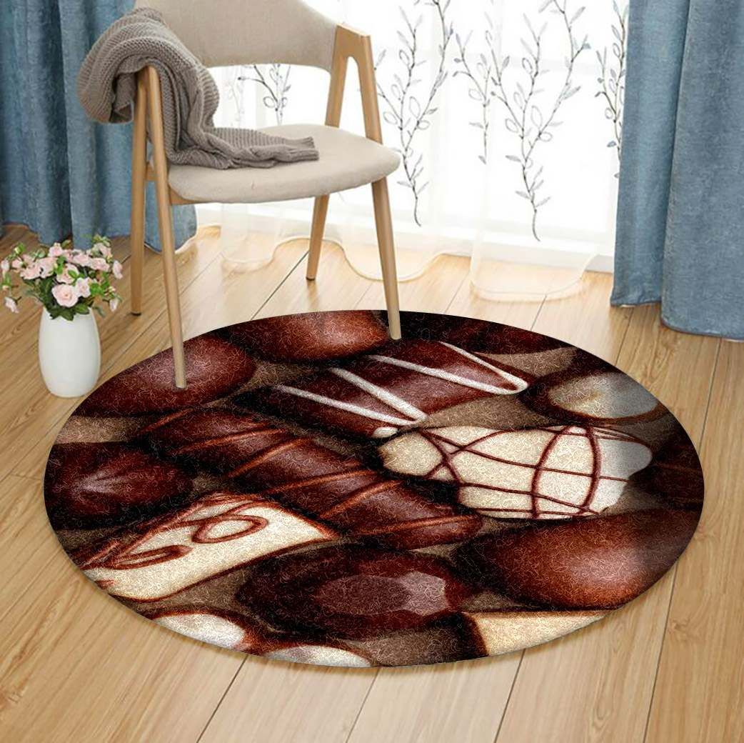 Chocolate Sweet Round Carpet