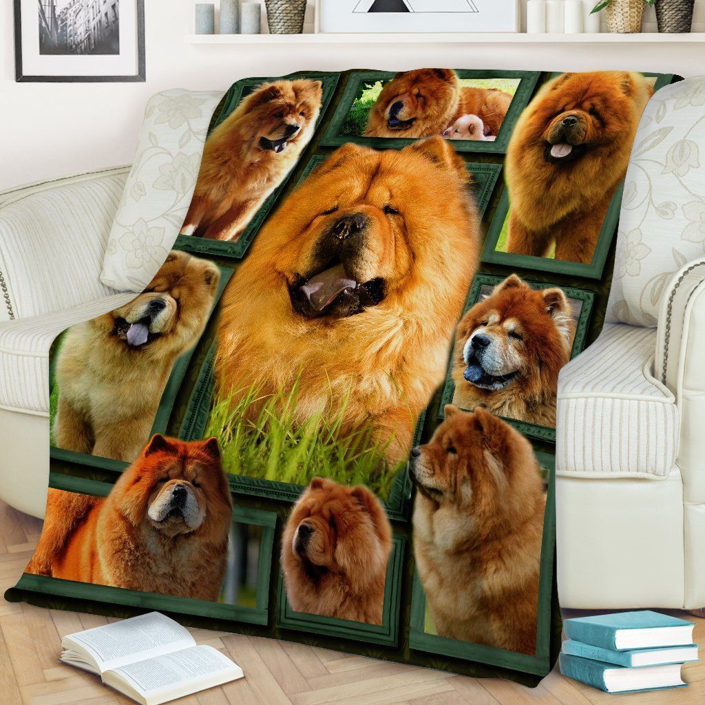 Chow Chow Beauty Sherpa Fleece Blanket