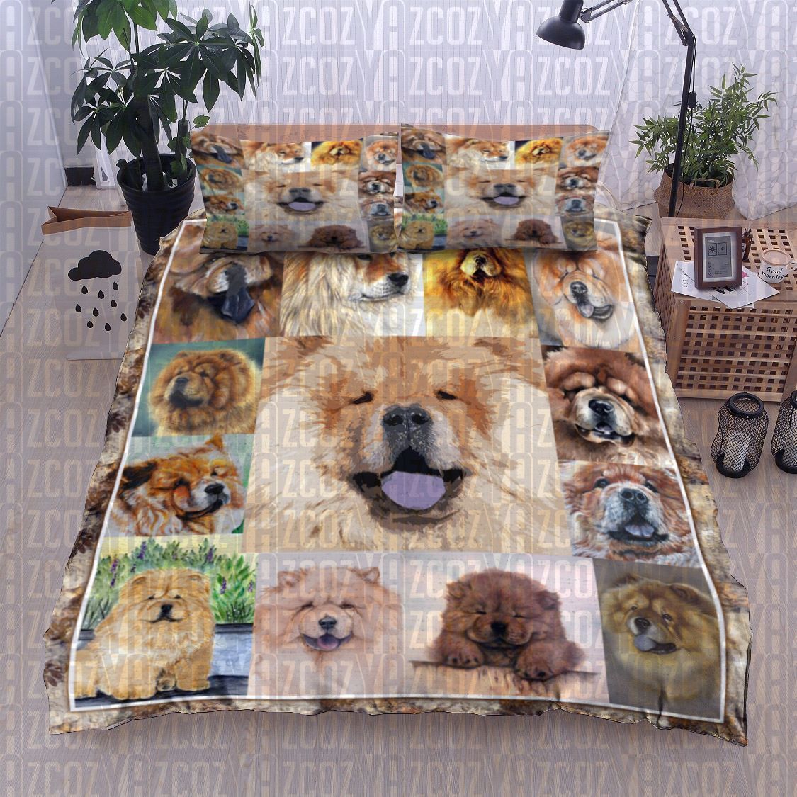 Chowchow Dog Bedding Set