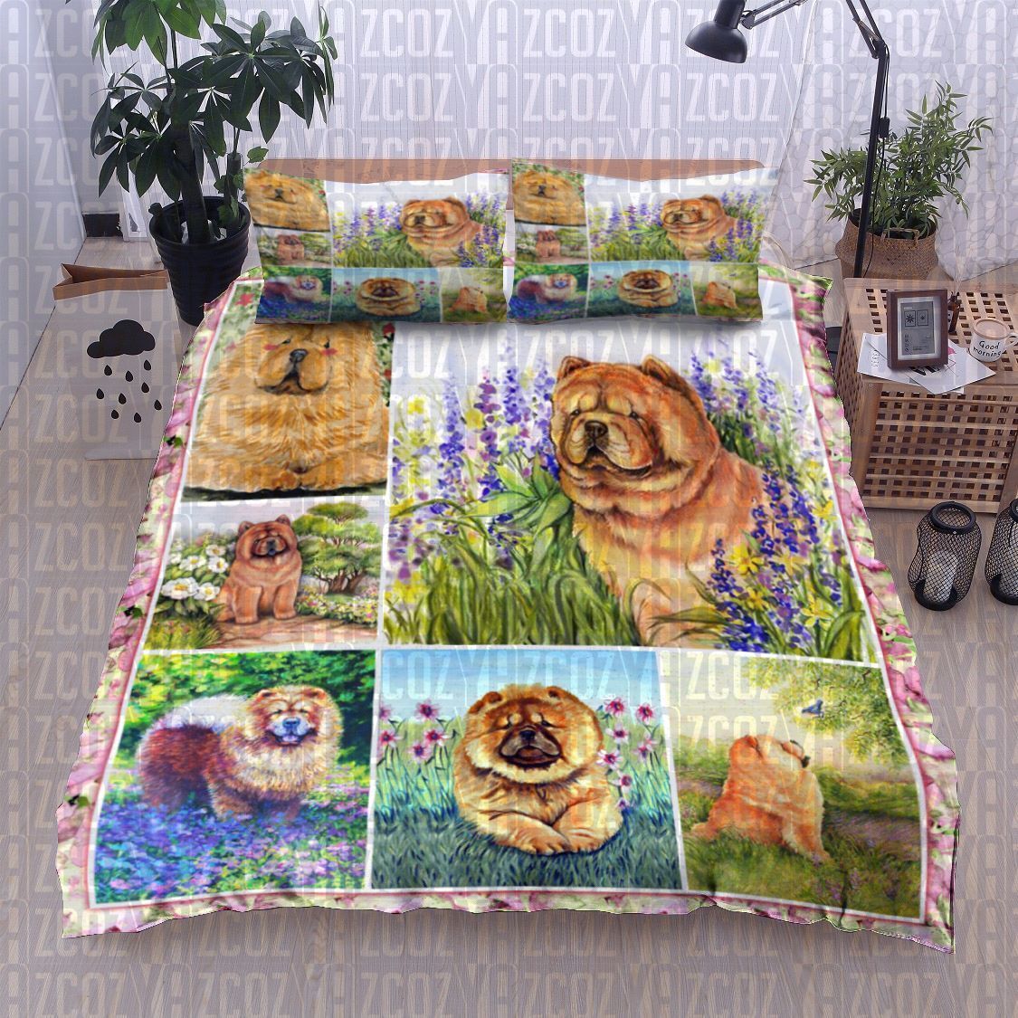 Chowchow Dog Bedding Set