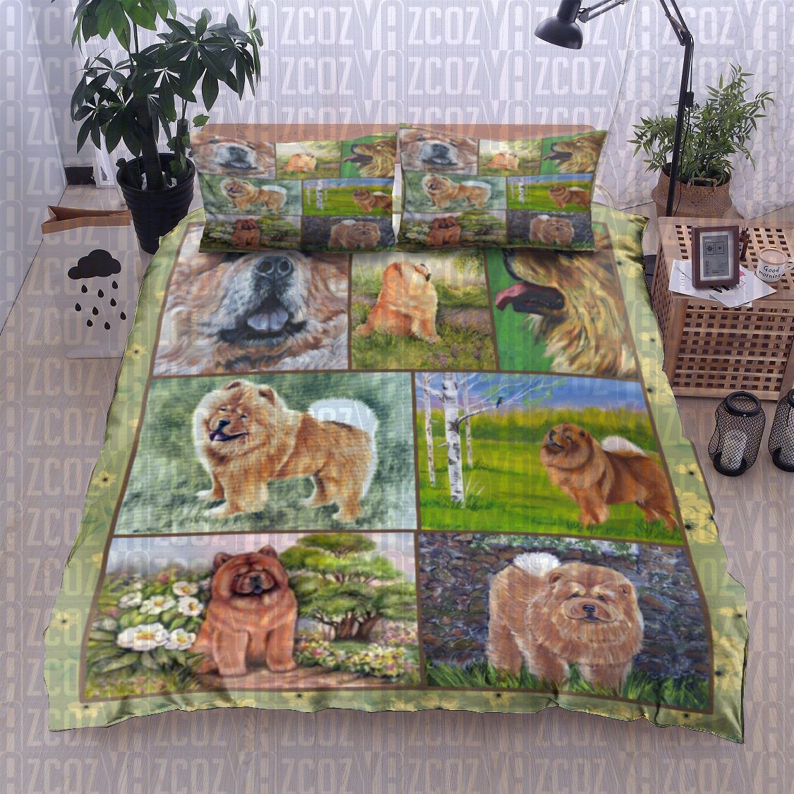 Chowchow Dog Bedding Set