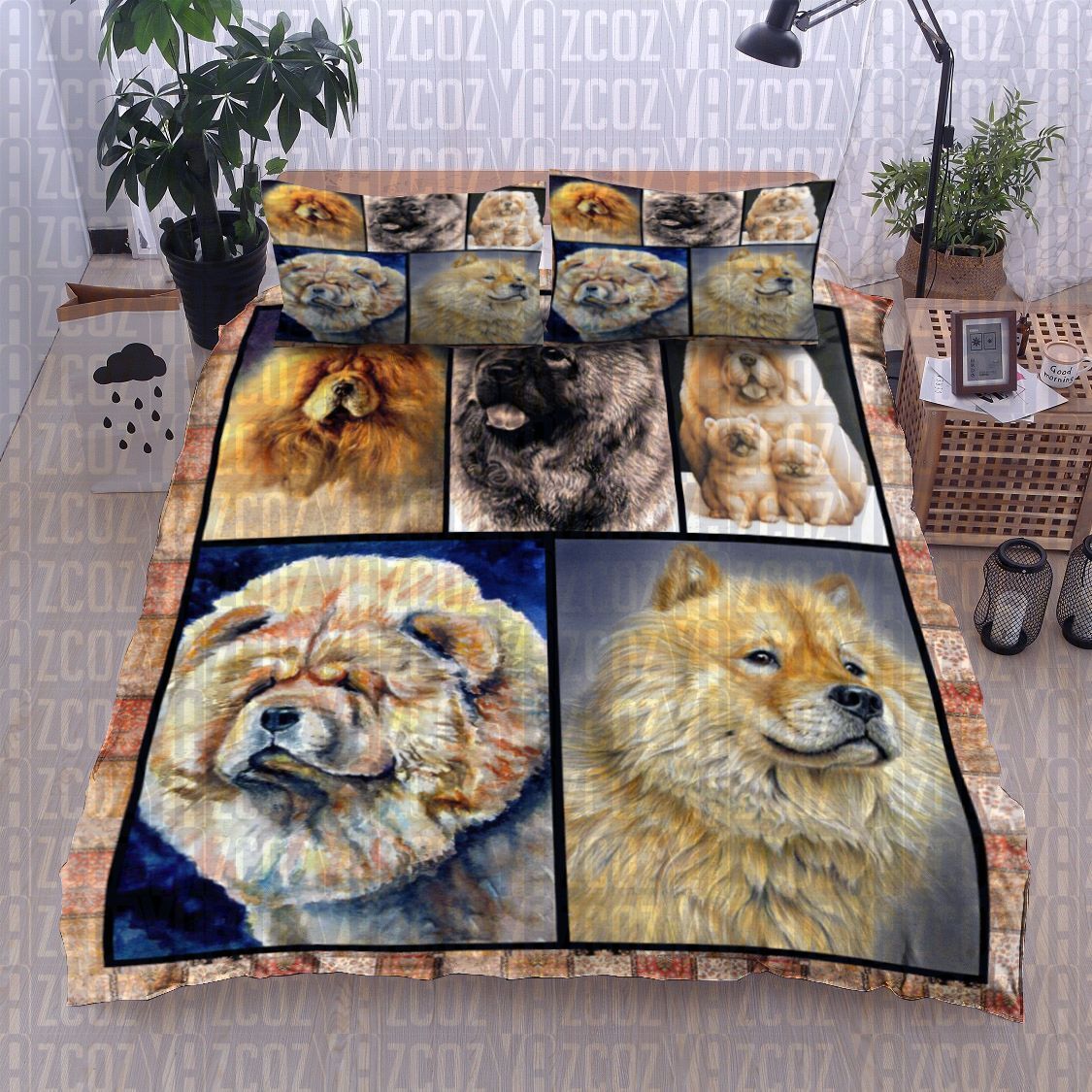 Chowchow Dog Bedding Set