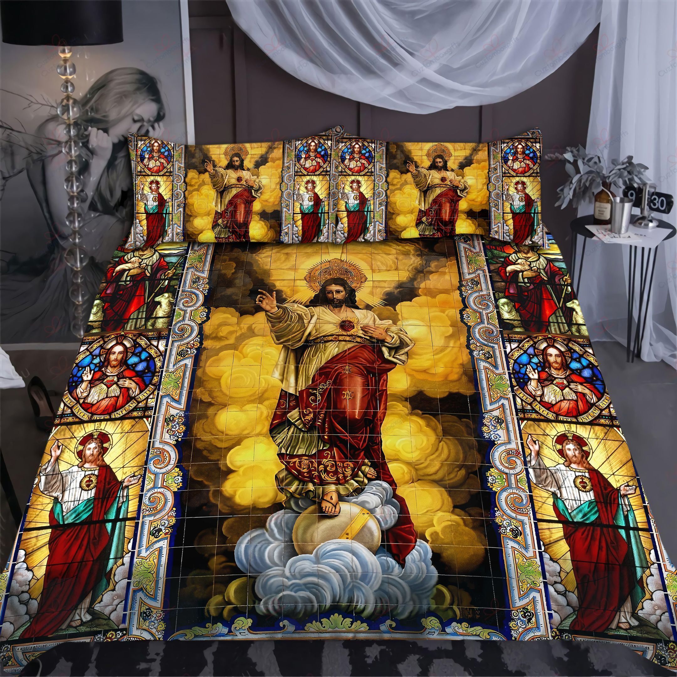 Christian Jesus Bedding Set