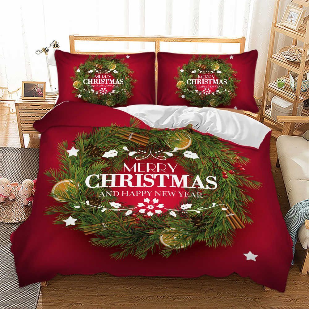 Christmas And New Year Bedding Set
