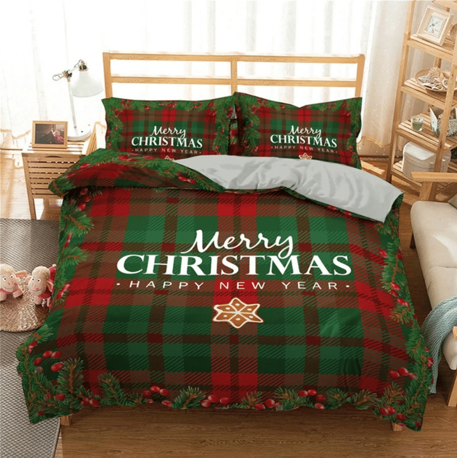 Christmas And New Year Bedding Set