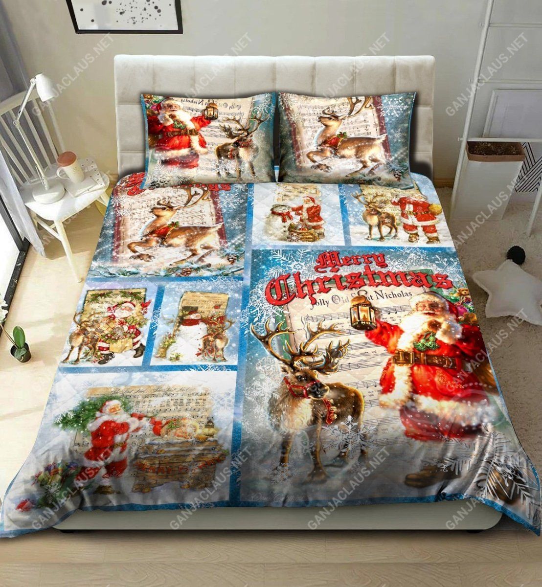 Christmas and Santa Claus Bedding Set