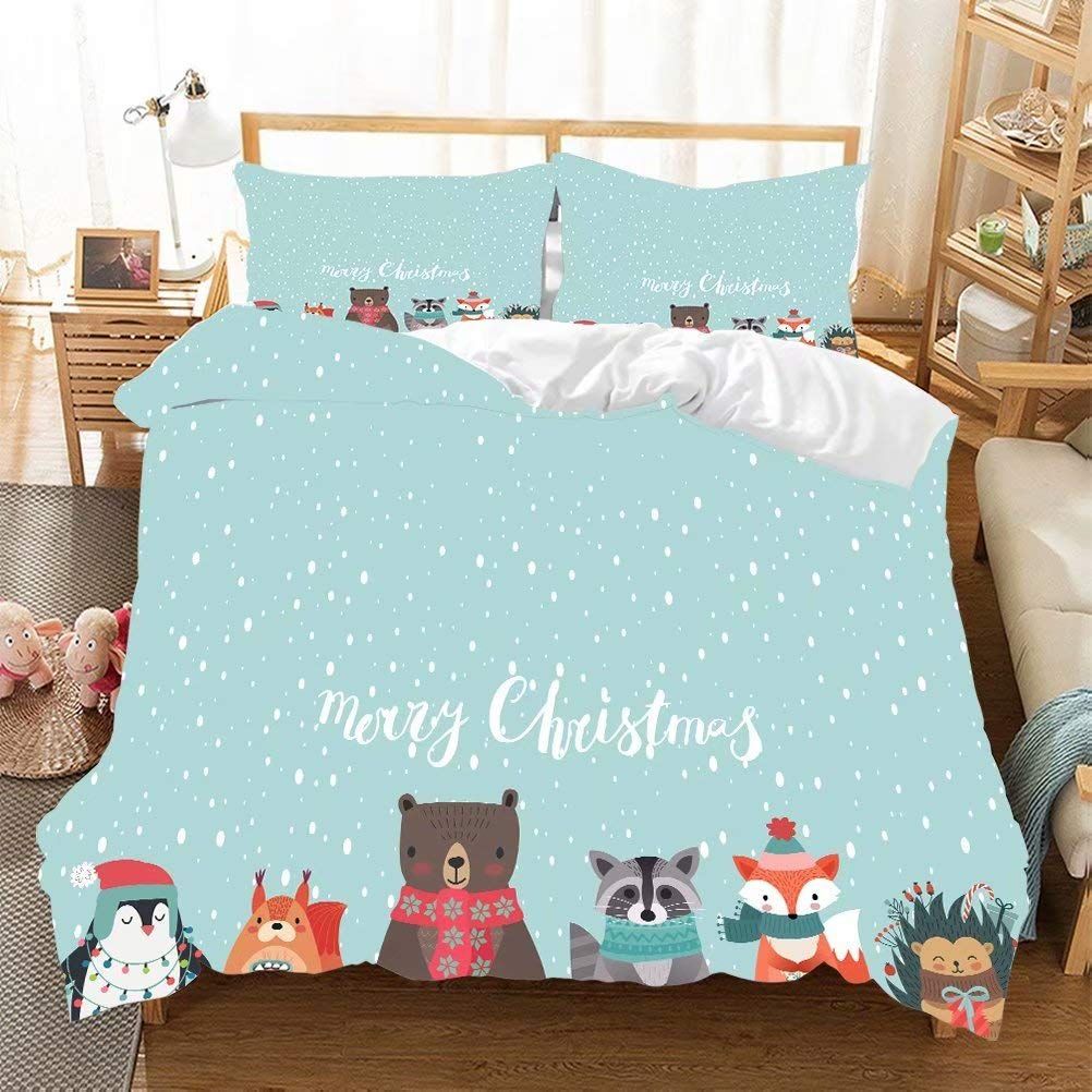 Christmas Animals Bedding Set
