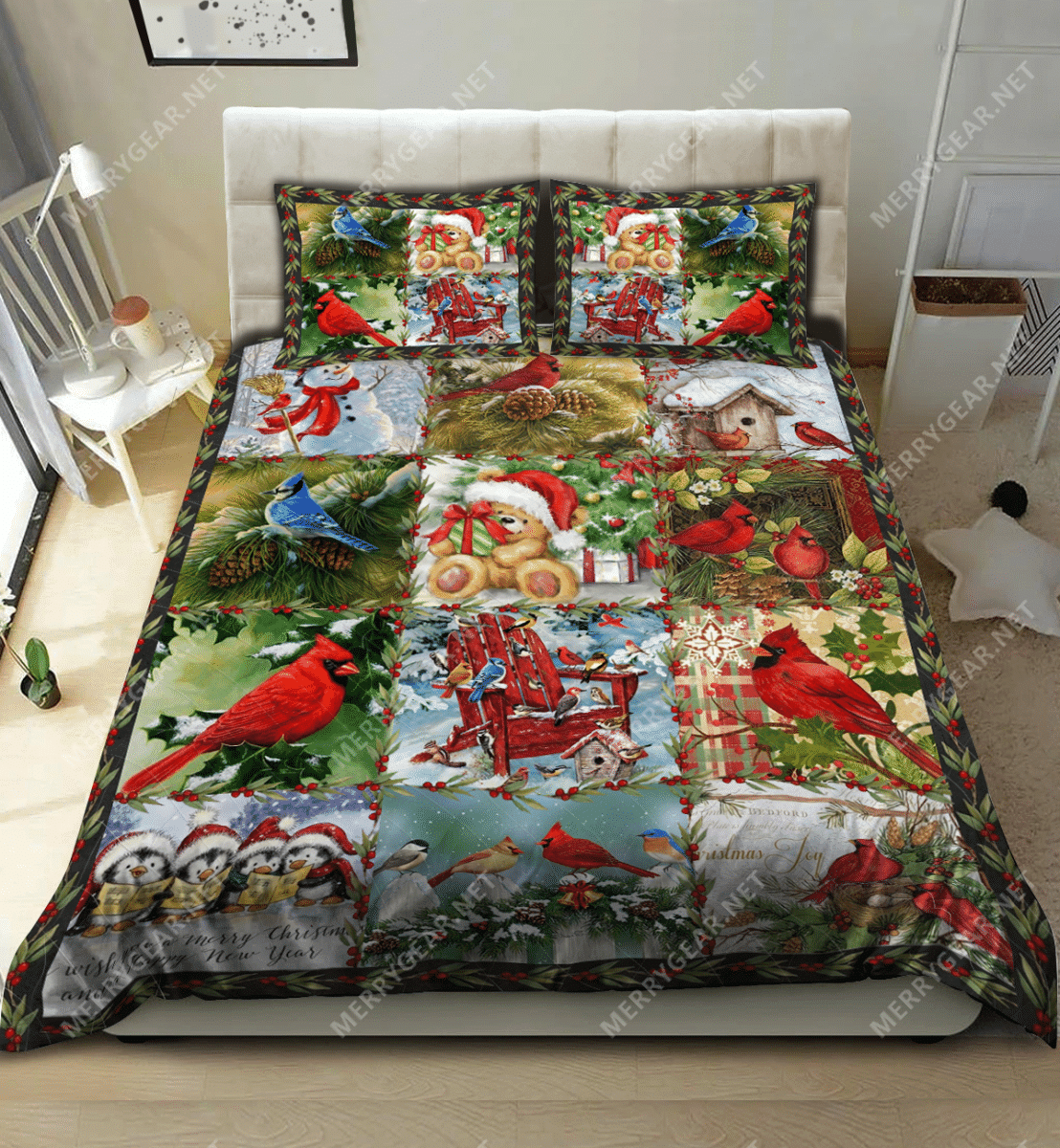 Christmas Animals Bedding Set