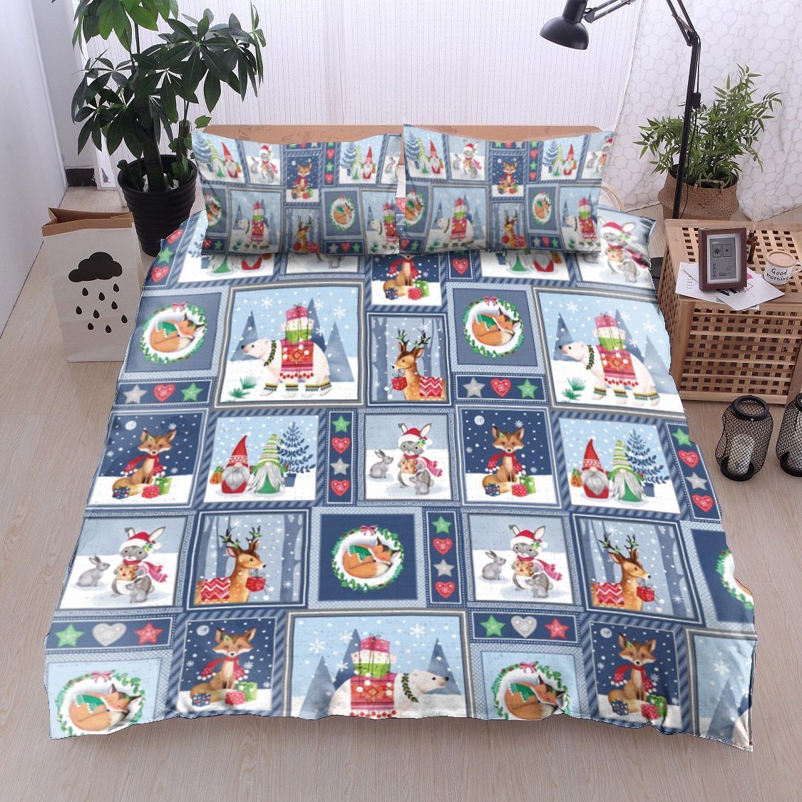 Christmas Animals Bedding Set