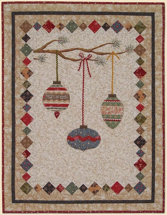 Christmas Ball CLA0910125Q Quilt Blanket