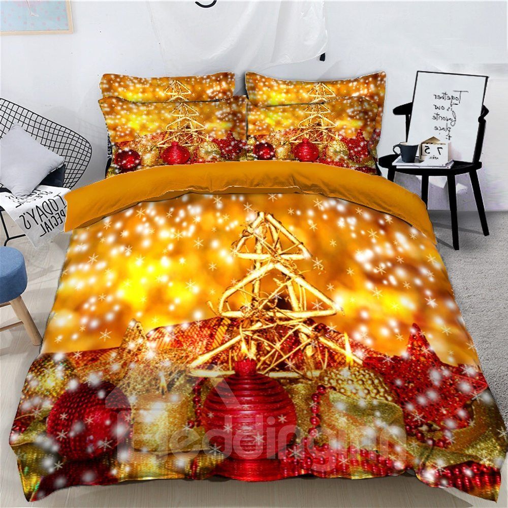Christmas Balls Bedding Set