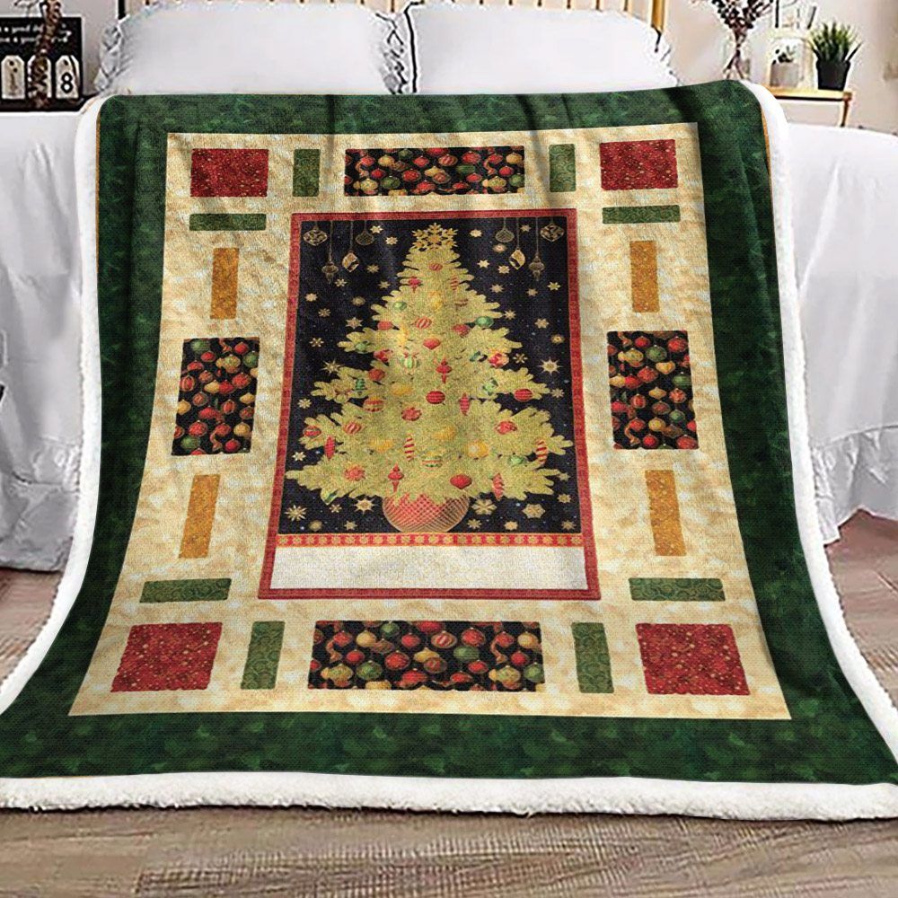 Christmas Sherpa Fleece Blanket