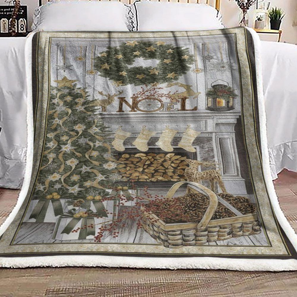 Christmas Sherpa Fleece Blanket