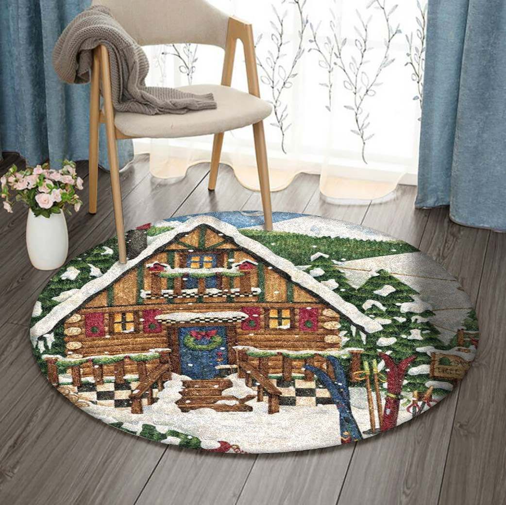 Christmas Round Carpet