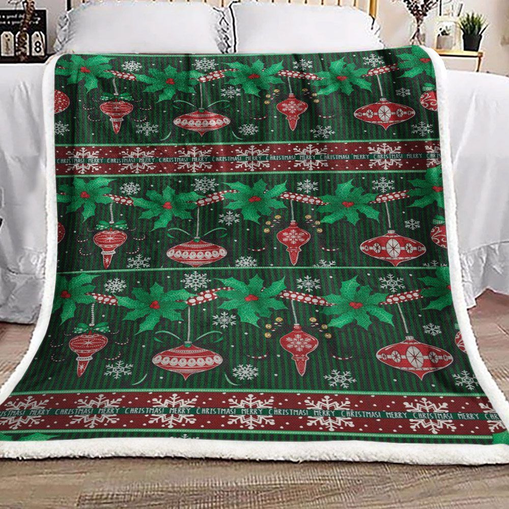 Christmas Sherpa Fleece Blanket