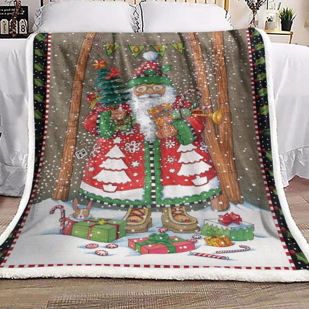 Christmas Sherpa Fleece Blanket