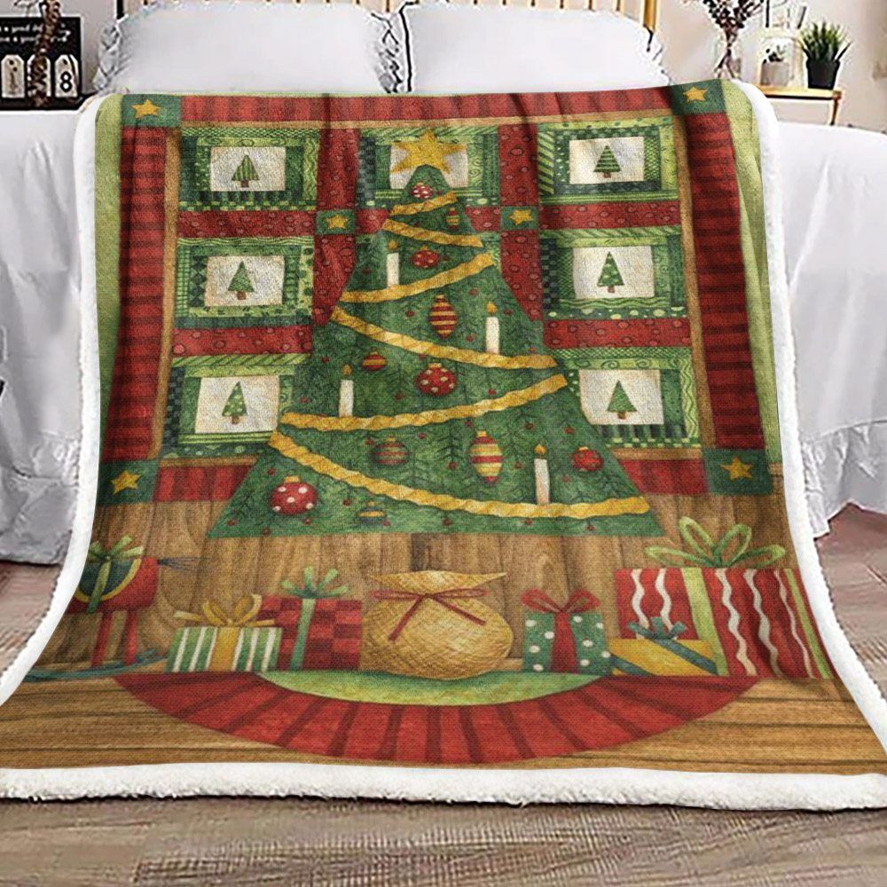 Christmas Sherpa Fleece Blanket