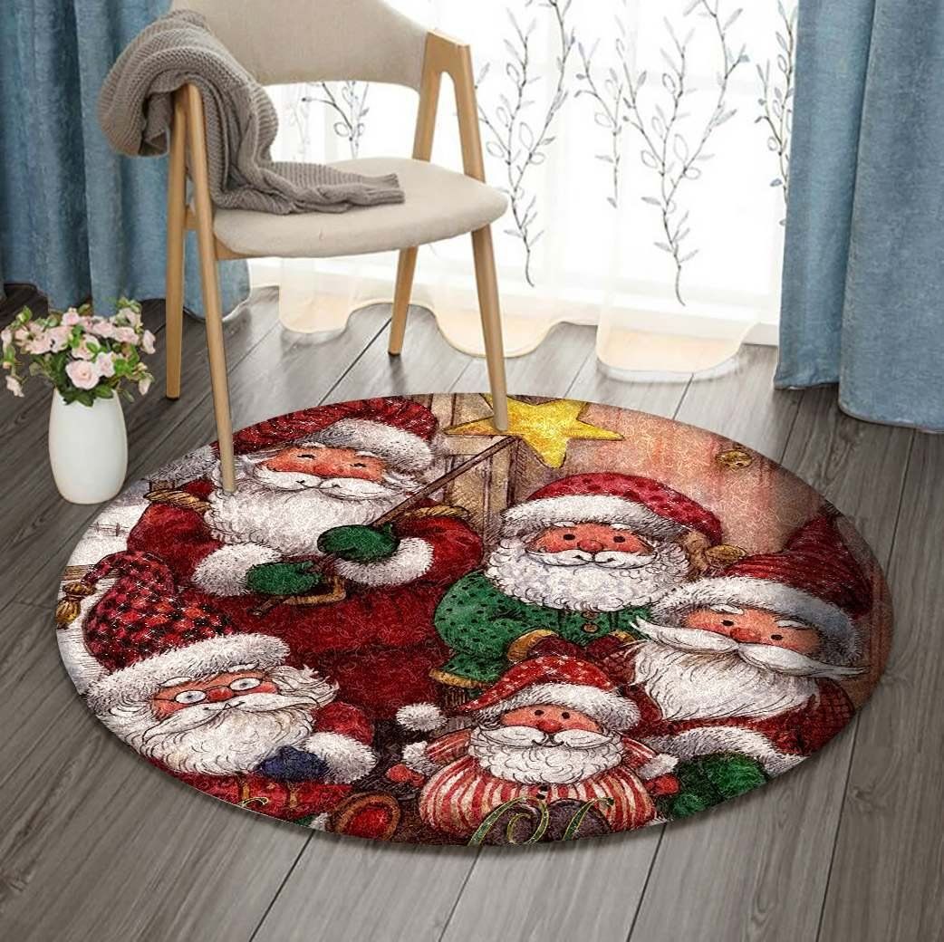 Christmas Round Carpet