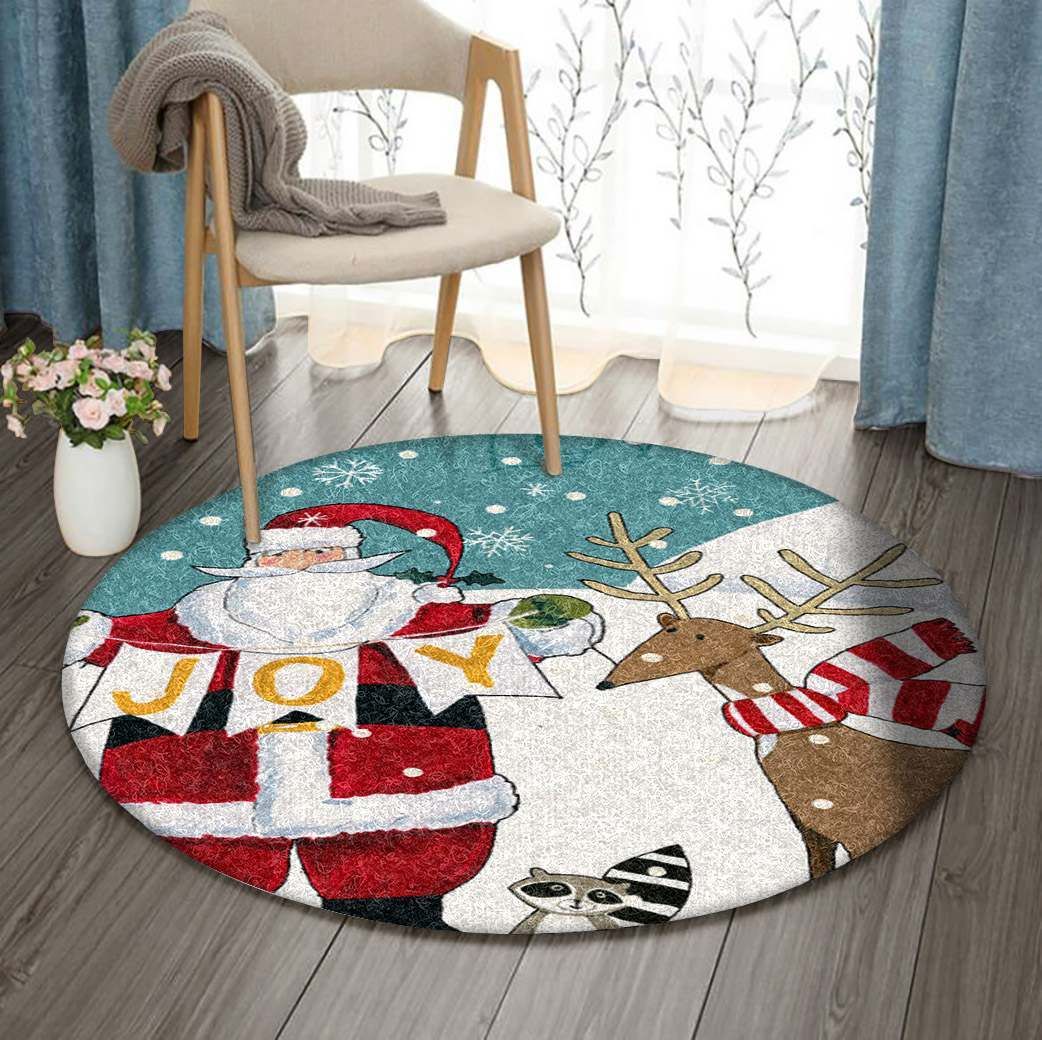 Christmas Round Carpet