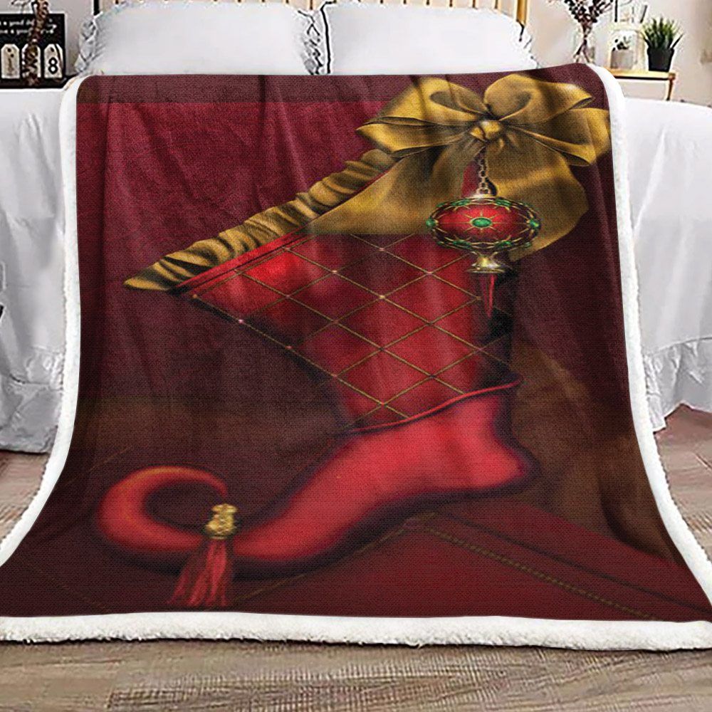 Christmas Sherpa Fleece Blanket