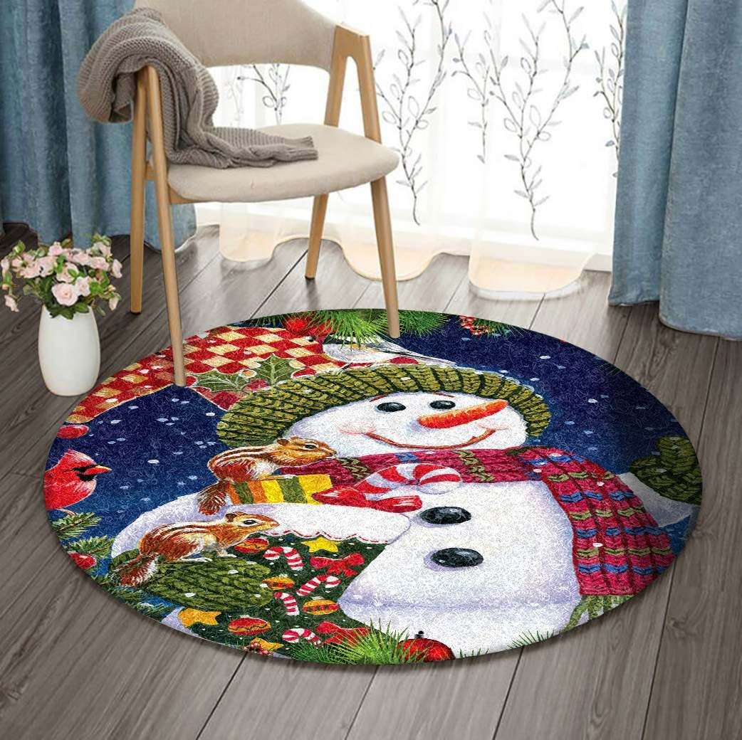 Christmas Round Carpet