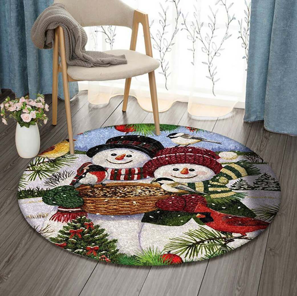 Christmas Round Carpet